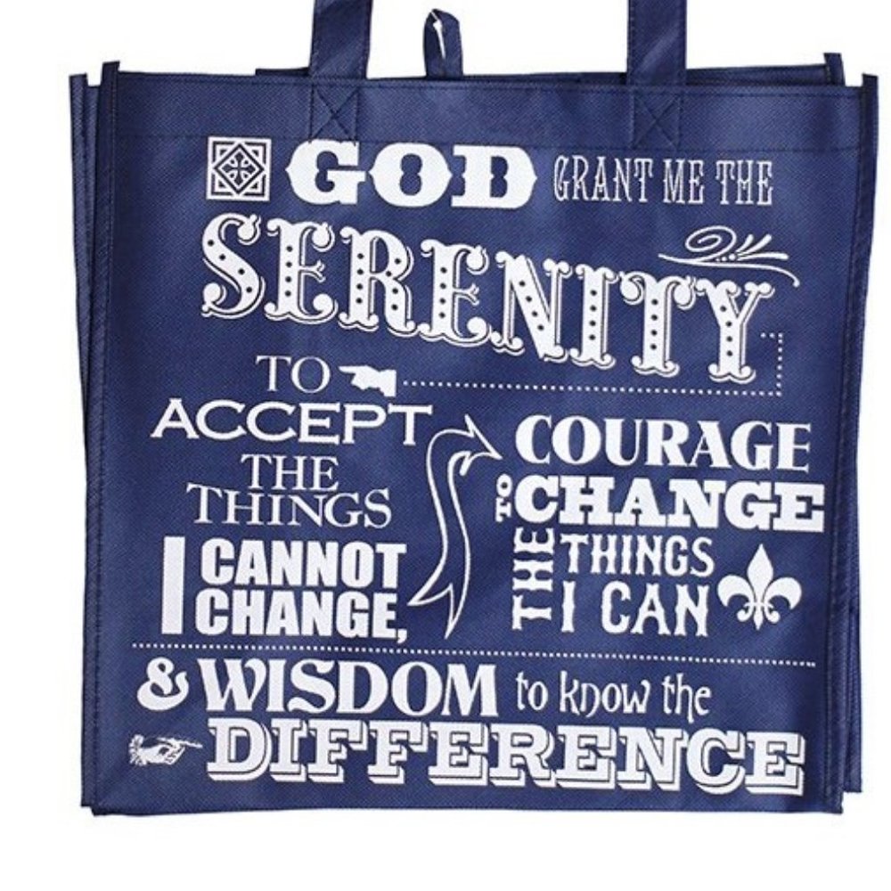 Serenity Prayer Eco Tote - NWT